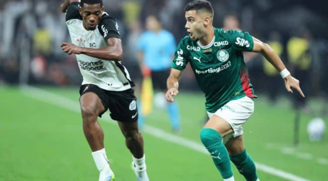 Com dois jogadores a menos, Corinthians  empate com  Palmeiras