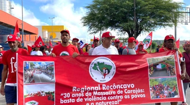 PT Bahia participa da Marcha Estadual pela Reforma Agrária