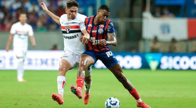 São Paulo e  Bahia duelam por vaga no G4 do Brasileirão 2026