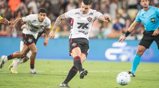 No Maracanã o Vitória joga bem mas cede emate n final