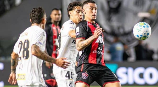 Peixe atropela o Leão na Vila! Santos vence o Vitória por 3 a 1 e deixa o Z-4  O Esporte Clube Vitória voltou a