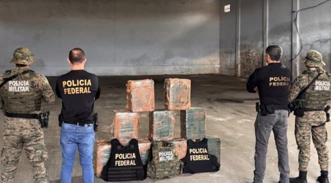 Forças Federal e Estadual da Segurança Pública apreendem 300kg de cocaína