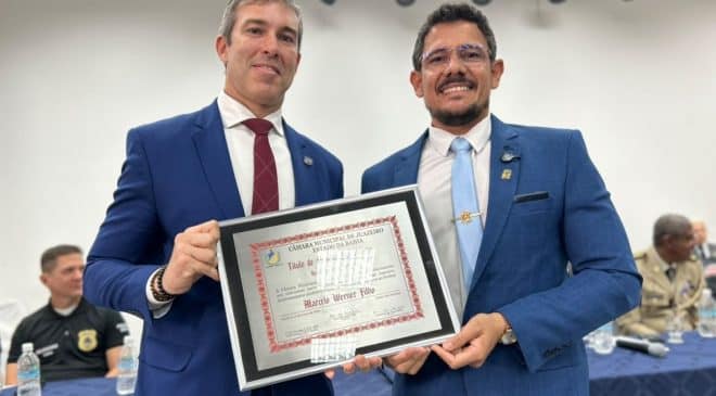 Secretário da Segurança Pública Marcelo Werner recebe o título de Cidadão Juazeirense