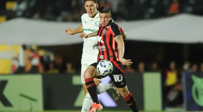 Vitória precisa vencer nesta quarta o Palmeiras no Barradão, o quarto melhor mandante da Série A