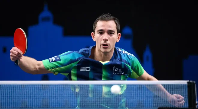 E Brasil! Calderano é campeão do WTT Star Contender e vice na duplas mistas
