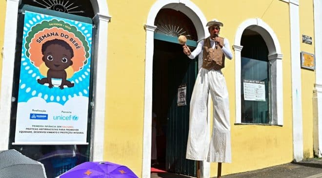 Salvador abre Semana do Bebê com atividades no Pelourinho e foco na primeira infância antirracista