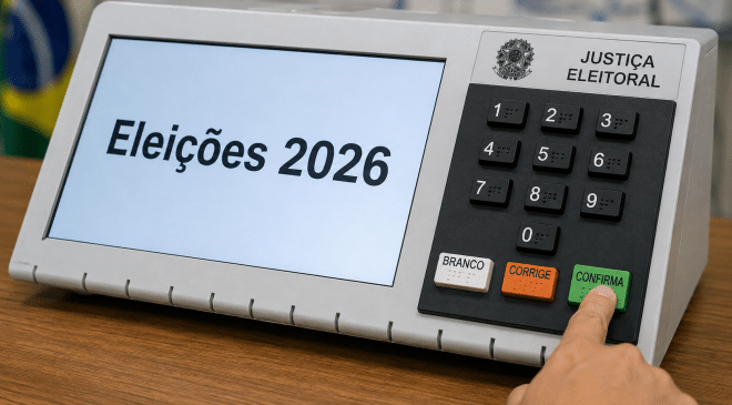 Eleições 2026: saiba a ordem dos votos na urna eletrônica  Fonte: Agência Senado