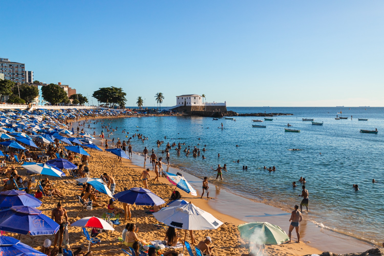 Prefeitura de Salvador inicia instalação de boias de delimitação de área de banho no Porto da Barra nesta terça (1º)