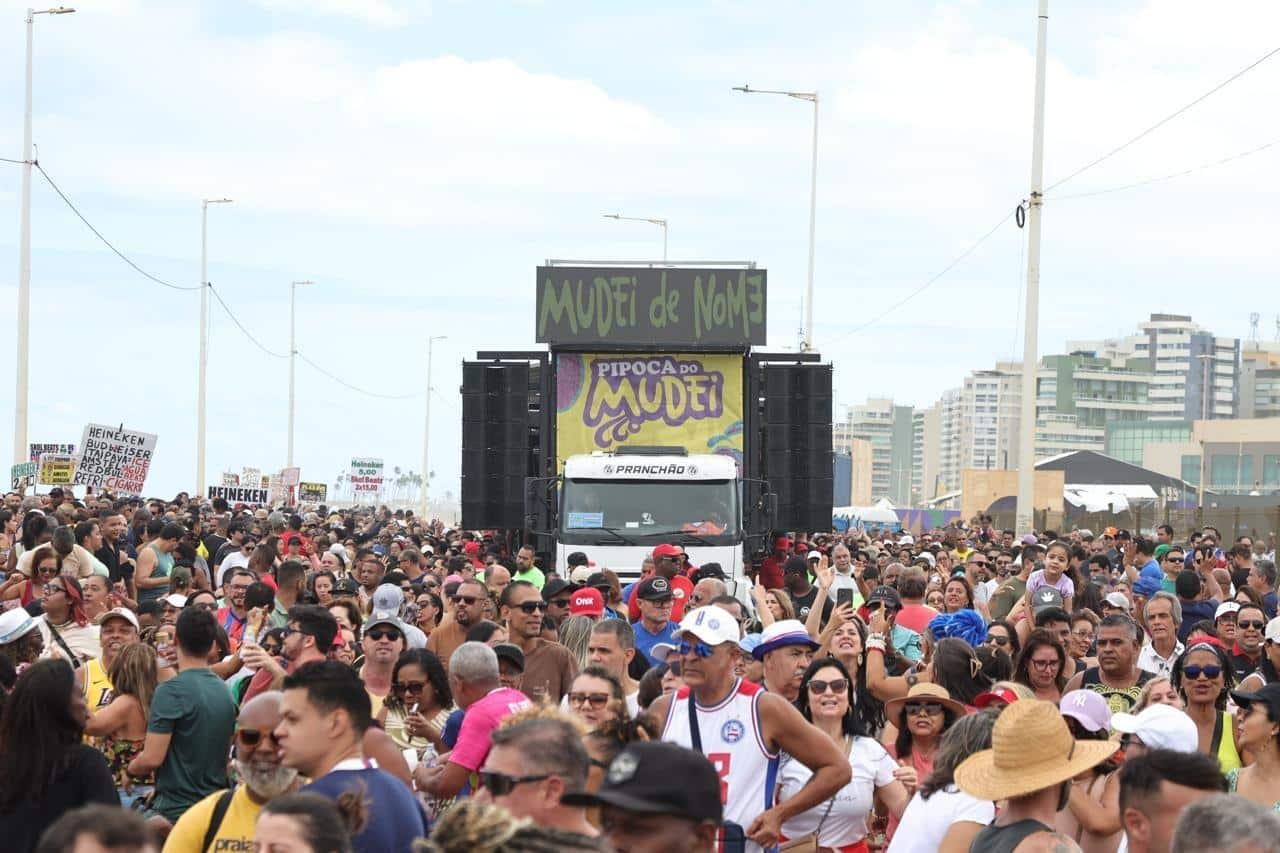 Pipoca do Mudei de Nome leva música e folia ao Parque dos Ventos neste domingo (20)